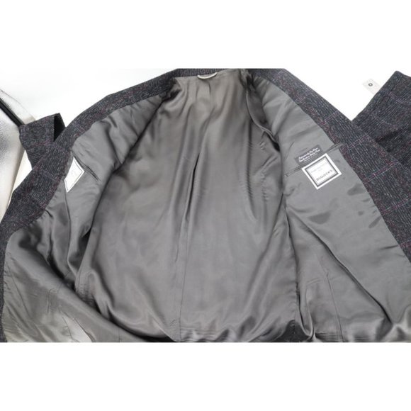 Vintage Christian Dior sport coat Men's 46R windowpane two button plaid  notch - Picture 9 of 12